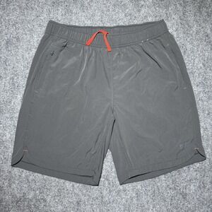 Saxx Gainmaker 2N1 Shorts Men XL Gray BallPark Pouch 9" Athletic Gym Run Lined